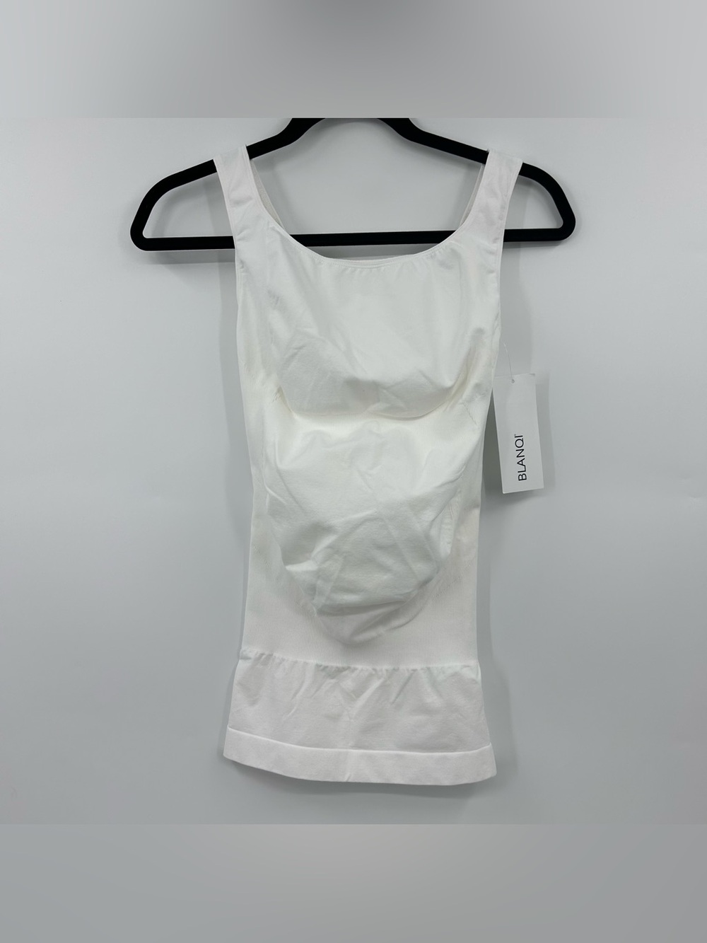 NWT BLANQI Everyday Maternity Belly Support White TankTop Small